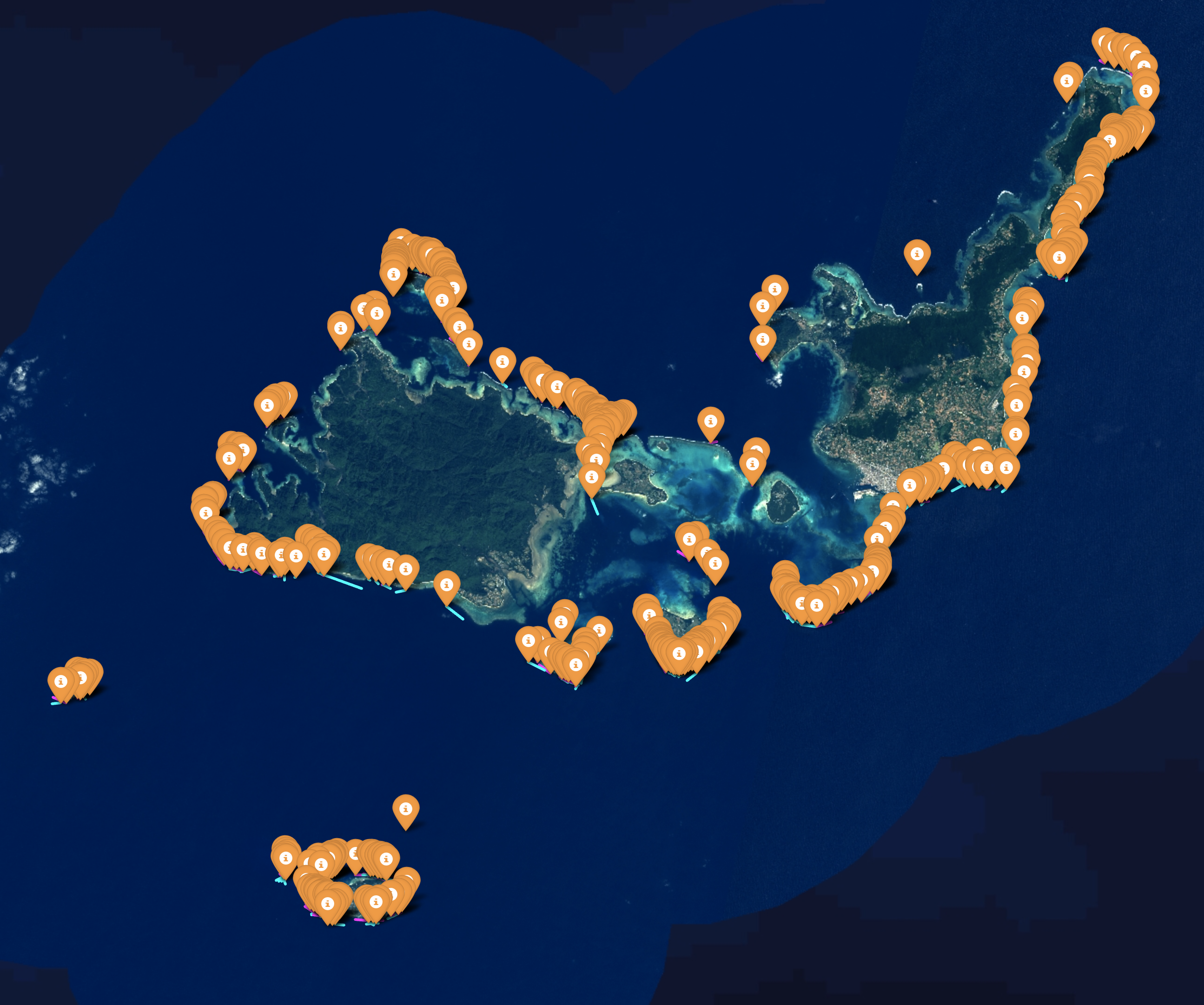 Yaeyama Sea Map